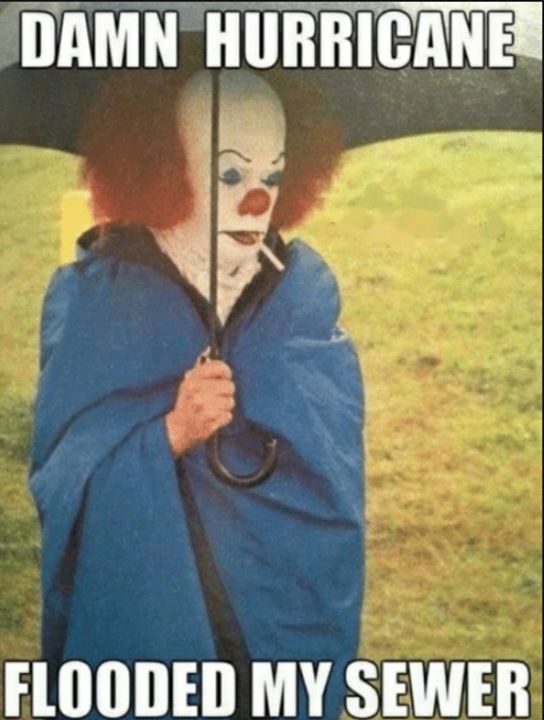 Pennywise having a rough time eeeeeh? 😫