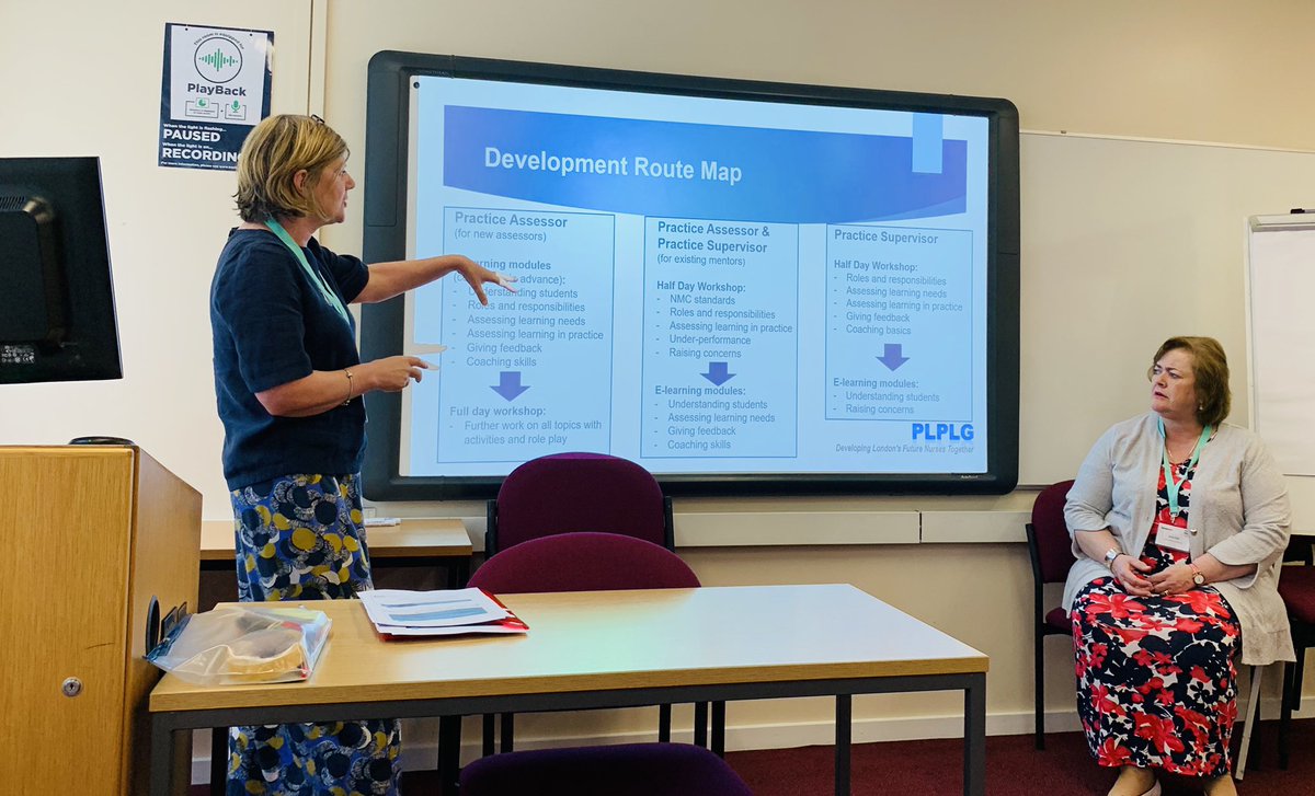 AbbieFBarnes's tweet photo. Great to hear about the celebrations of the extensive collaborative work resulting in the development of 2nd PAN London practice assessment document #NETConf2019 @AdvanceHE thank you for sharing your #PLPLG development route plan @capital_nurse👍 https://t.co/i8OB8XUPGm