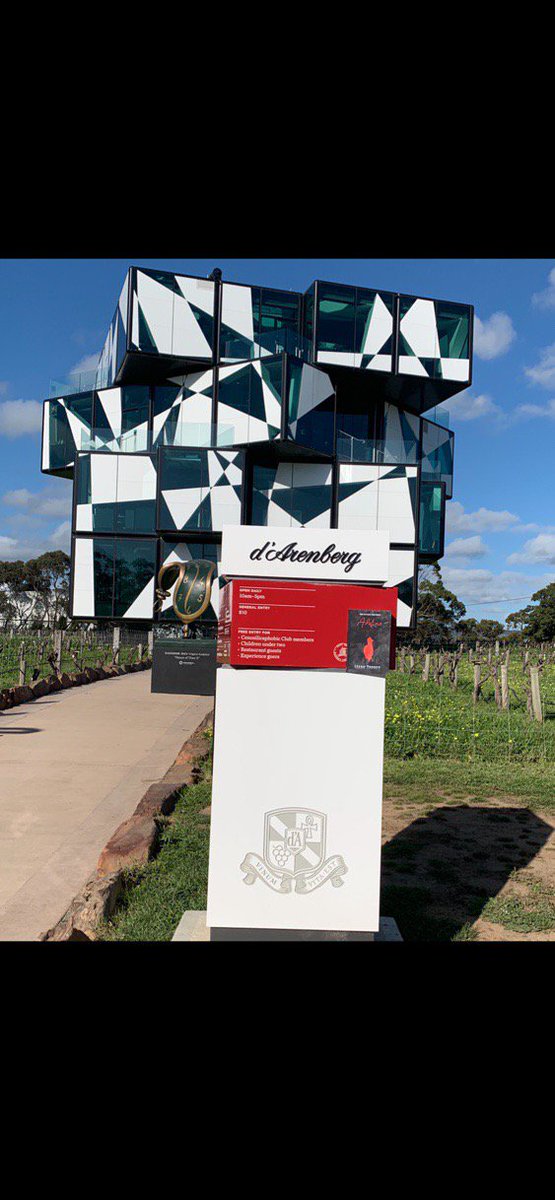 MTorresAuthor1's tweet photo. Adeline in Australia! These pictures were sent by a reader visiting the famous Cube Building at the D'Arenberg MClaren Vale outside of Adelaide, Southern Australia. #Adeline #SavoyGraves @indieowlpress #ATeamsterwithaLawDegree #thisbookgetsaround  #whataview #whatabook https://t.co/nFosM8mpNf
