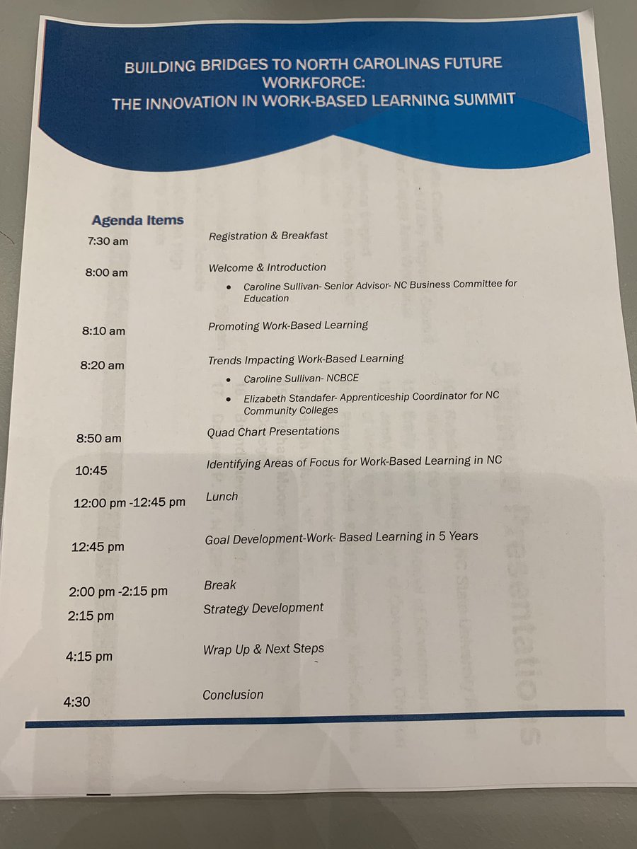 NC CTE Work-Based Learning tweet media