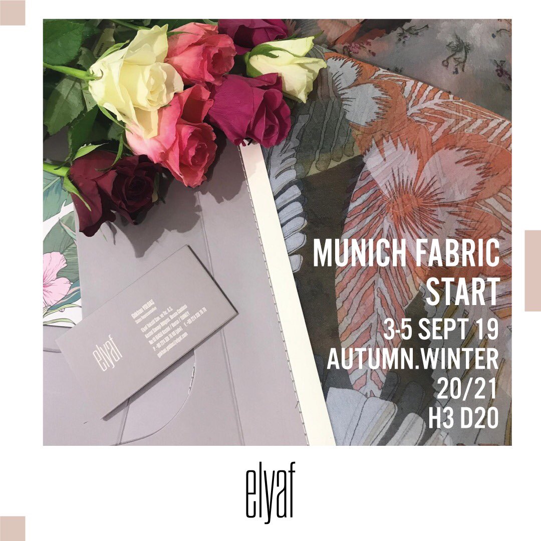 elyafofficial's tweet photo. 🎉We welcome our visitors to an exciting three days ahead in Munich Fabric Start
📍H3 D20
#elyaftekstil
#elyaftextile
#munichfabricstart
#beyondaware https://t.co/lAaUYK7rSA