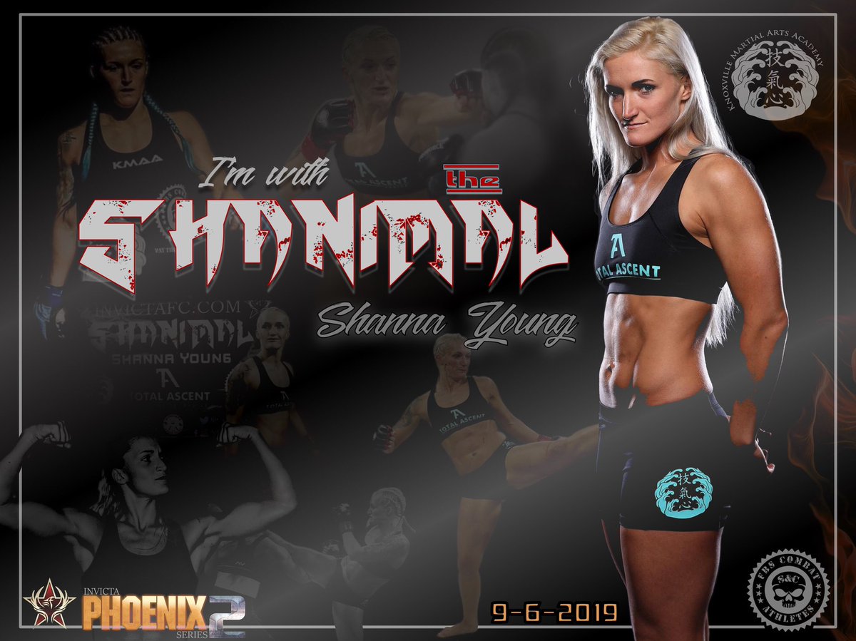 Promo piece for <a href="/ShanimalShanna/">Shanimal Shanna Young</a>  ahead of her big <a href="/InvictaFights/">Invicta FC</a> weekend for #PhoenixSeries2 #PhoenixRising tournament!
 #PM2 is #TeamShanimal all the way! #InvictaFC #Shanimal #KMAA #MMA #WMMA #TotalAscentWear 
<a href="/KnoxMma/">Knox-mma Academy</a> <a href="/FrankiesTheGym/">Frankie’s Body Shop-The Gym and Personal Training</a>