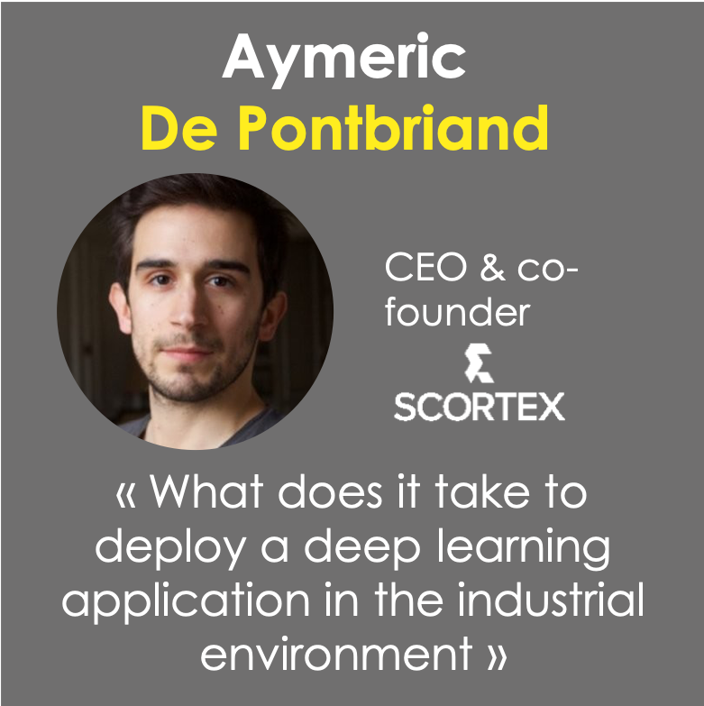 serenavc's tweet image. #DataDrivenParis Deploying a deep learning application in the industrial environment can face a lot of stakes. @aymbridge from @scortex is our first speaker announced and he will be happy to explain what it takes to set it up. 
Get your free ticket bit.ly/2krtbQJ