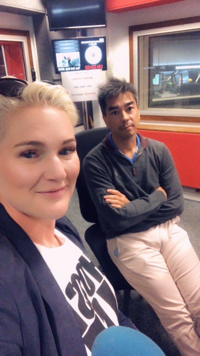 Lunchtime chats with <a href="/DomCotter/">dominic cotter</a> and Dave from <a href="/Everymanchelt/">Everyman Theatre</a> at <a href="/BBCGlos/">BBC Gloucestershire</a> today #performer #actress #singer