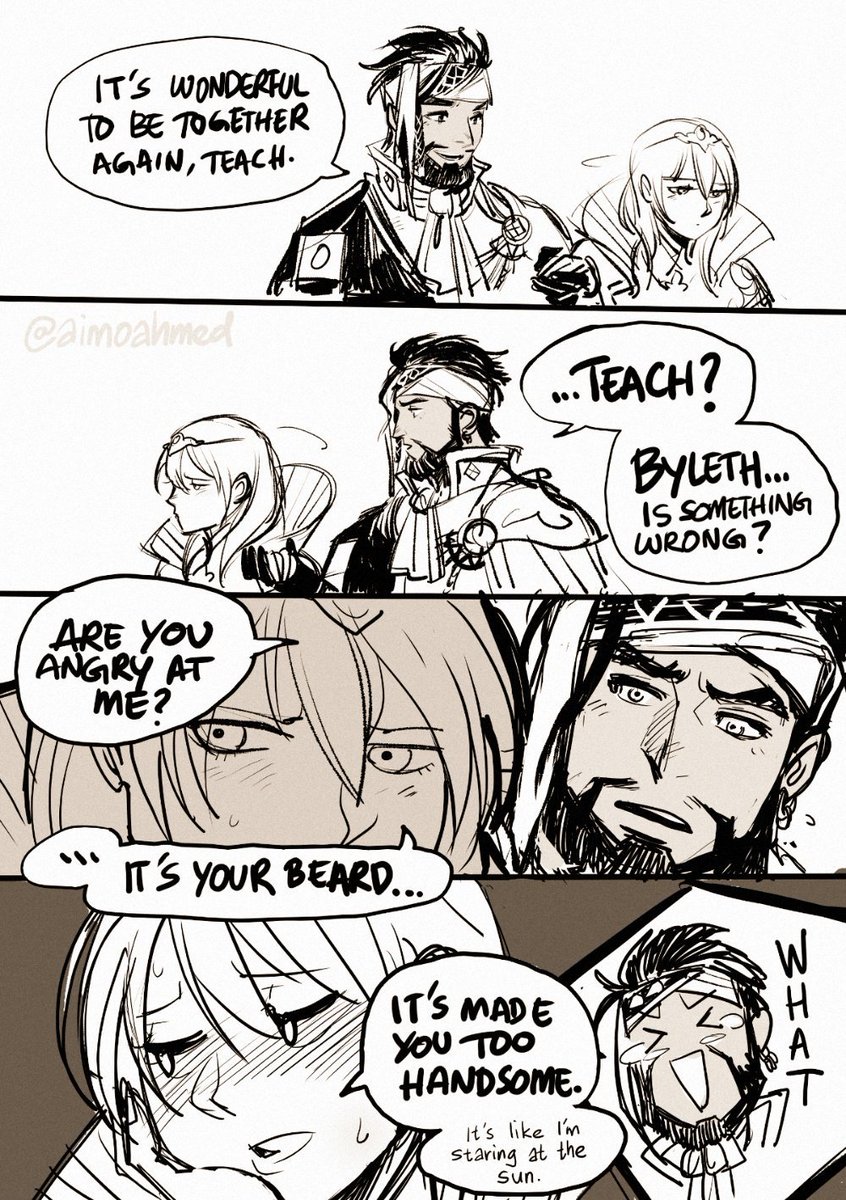 Signs point to...yes?
#fe3h #FE風花雪月 #claudeleth #bylaude クロレス