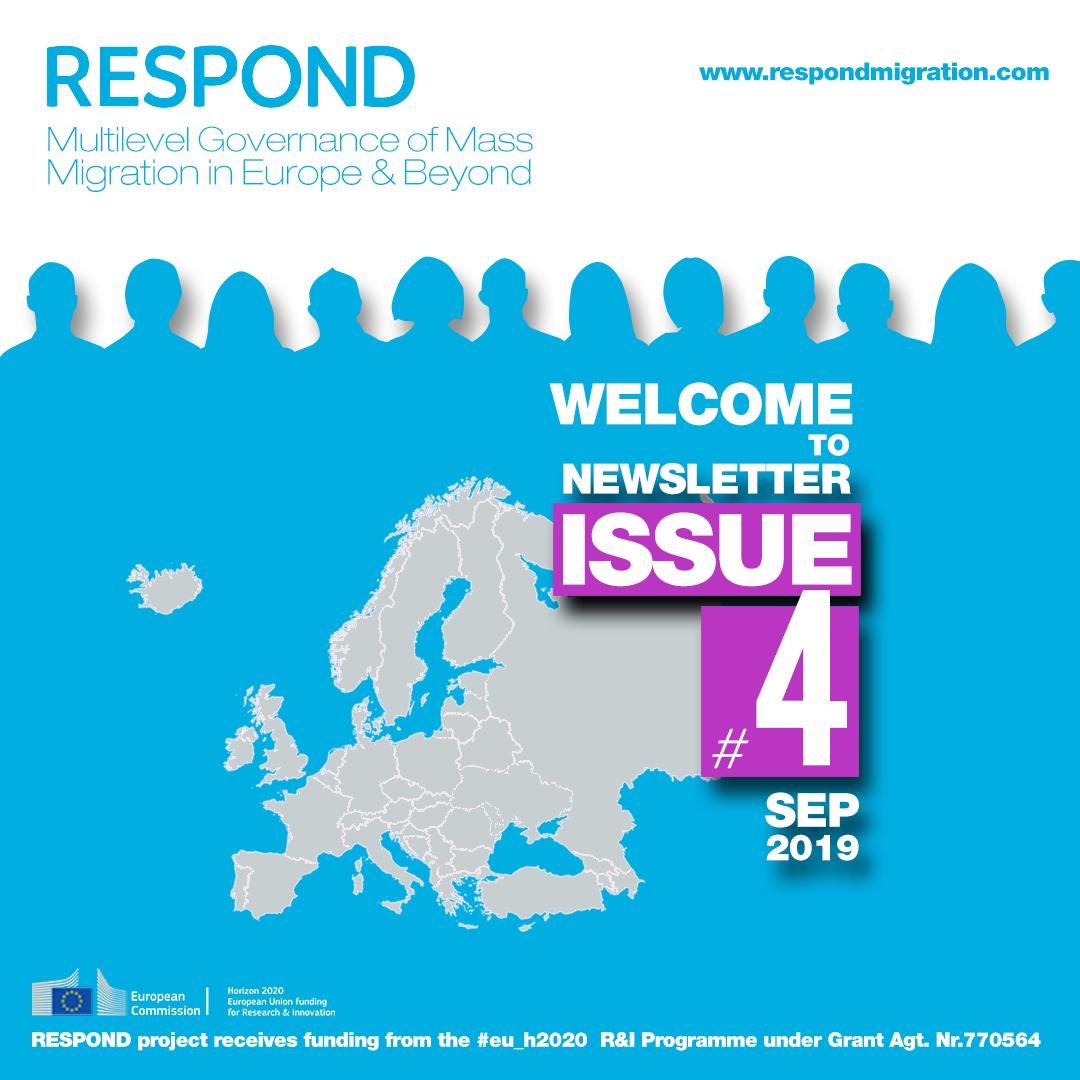 #respondproject Newsletter Issue #4 Septemper 2019 is online now. 
Click the link to learn more about RESPOND’s recent and future projects.
#respondmigration #h2020 #migrationpolicy

respondmigration.com/campaigns/view…