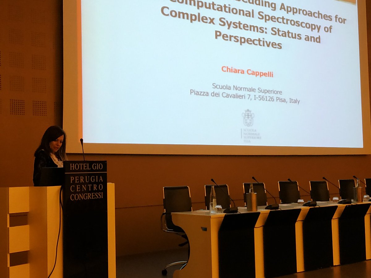 Chiara Cappelli at <a href="/ECtc2019/">EUCO-CTC2019</a> gives third keynote lecture of the day, about Computational #Spectroscopy <a href="/EuChemS/">EuChemS</a>
#MolecularDynamics #modeling #Cheminformatics #CompChem #Chemoinformatics #drugdesign #HPC #UK-QSAR <a href="/EuChemS/">EuChemS</a> <a href="/YoungSci_IUPAC/">Young Scientists-IUPAC19</a> <a href="/ChemPhysChem/">ChemPhysChem</a> <a href="/ChemPhysChem/">ChemPhysChem</a> <a href="/angew_chem/">Angewandte Chemie</a>