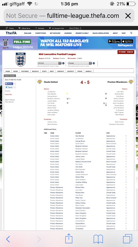 Been a good weekend of football <a href="/1joegriffith/">Joe Griffith</a> hows the back 🤣🤦🏻‍♂️⚽️