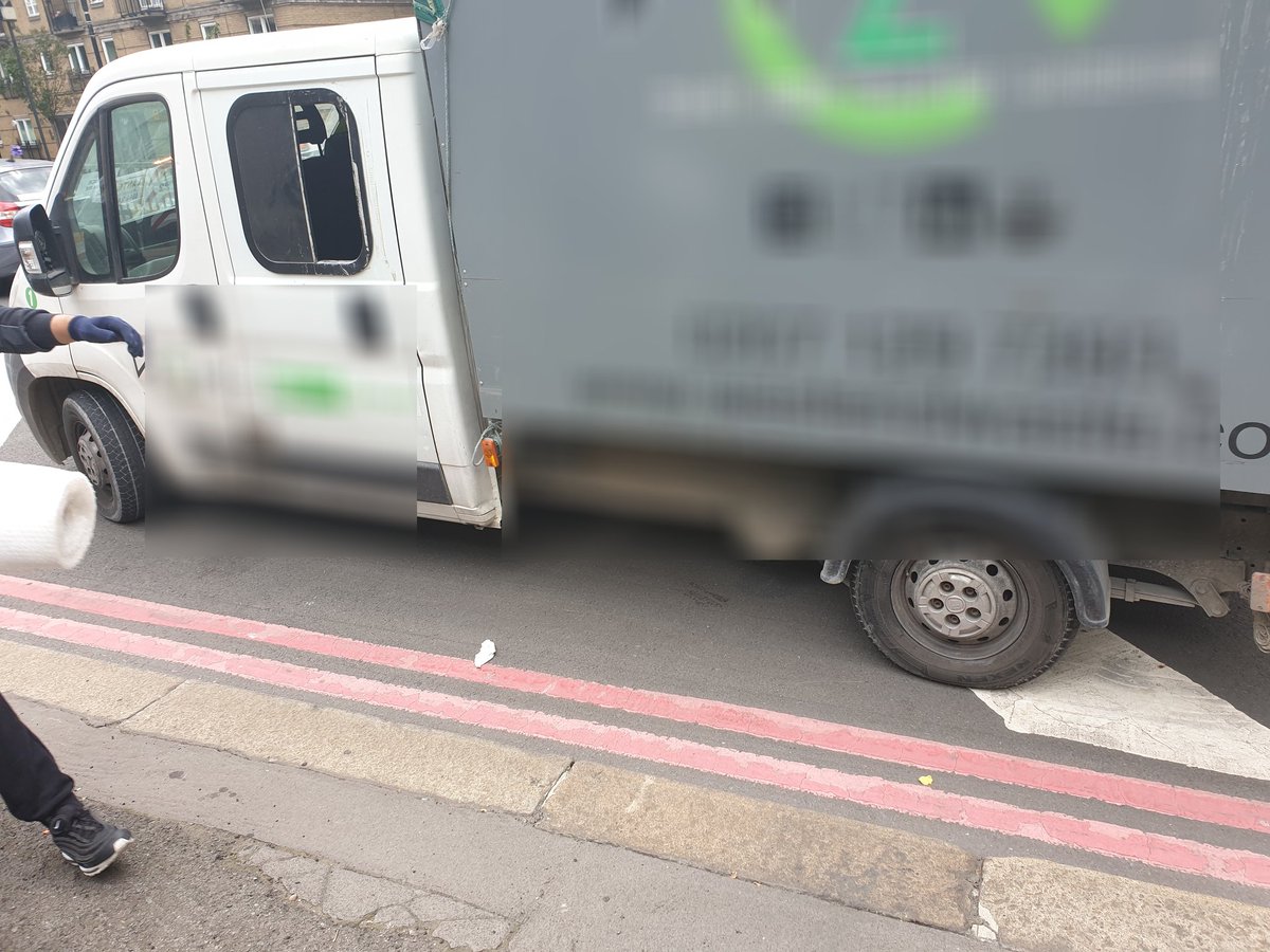 This vehicle stopped by #CityCVU with <a href="/DVSAEnforcement/">DVSA Enforcement</a>. The vehicle had various mechanical faults for which is was prohibited along with it being overweight. Bonus: The driver was wanted and subsequently arrested. Another vehicle you want to stay away from on the road. #CityRPU