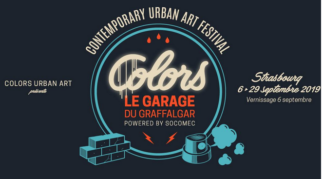 strasbourg's tweet photo. Première édition du COLORS Contemporary Urban Art Festival 👀🌀du 6 au 29 septembre dans le garage de 500m2 du Graffalgar https://t.co/m13VAio7xp https://t.co/WVxSPrjkBA
