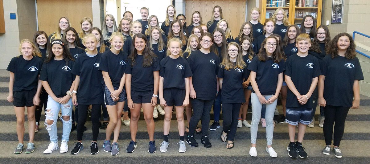 These student leaders were arriving before 7:00 this morning to get ready for the 6th graders. WEB (Where Everybody Belongs)