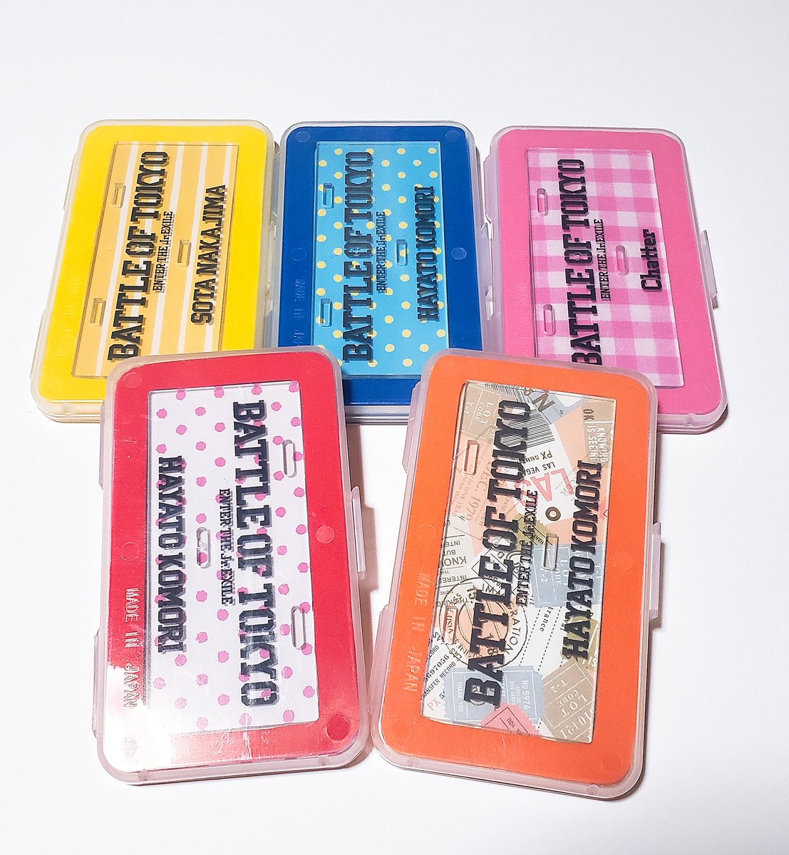 ゆうchan ジャニヲタの友達が皆作ってた アクスタケース 私も4verの隼ちゃん揃ったから 作ってみた ϖ 結構上手く作れた 可愛いそうたちゃんもいるよw これで持ち歩ける インスタにも載せよう アクスタケース