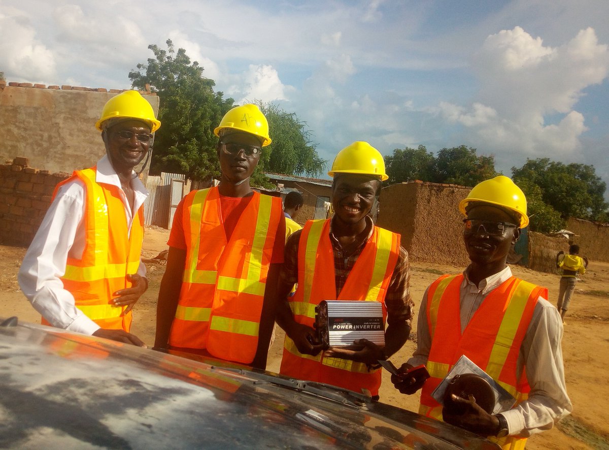 Solar Trainees on their first field survey