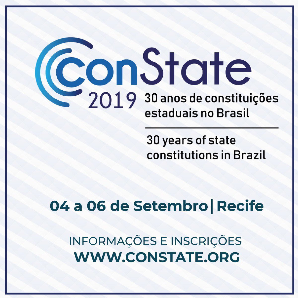 Unaleoficial's tweet photo. Você já se inscreveu para participar do encontro que tratará dos 30 anos das constituições estaduais?
Fique por dentro de tudo e inscreva-se! https://t.co/anRUlkycTJ
#constate #unale #parlamentares #assembleias #poderlegislativo #legislativoestadual #constituicao @assembleiape https://t.co/yzX9Cbv1h6