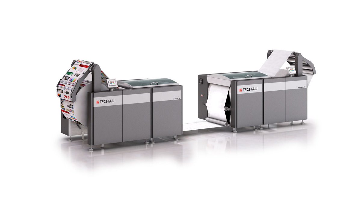 TecnauGroup's tweet photo. Unwind & rewind rolls up to 30.5โ wide at speeds up to 1000 feet per minute for graphic arts, transpromo, transactional and direct mail applications on a broad variety of media ranging from lighter weights up to 250 gsm. https://t.co/kFqEwmvd8T #Roll30 #Unwind #Rewind #HighSpeed https://t.co/pl2zOWQwhw
