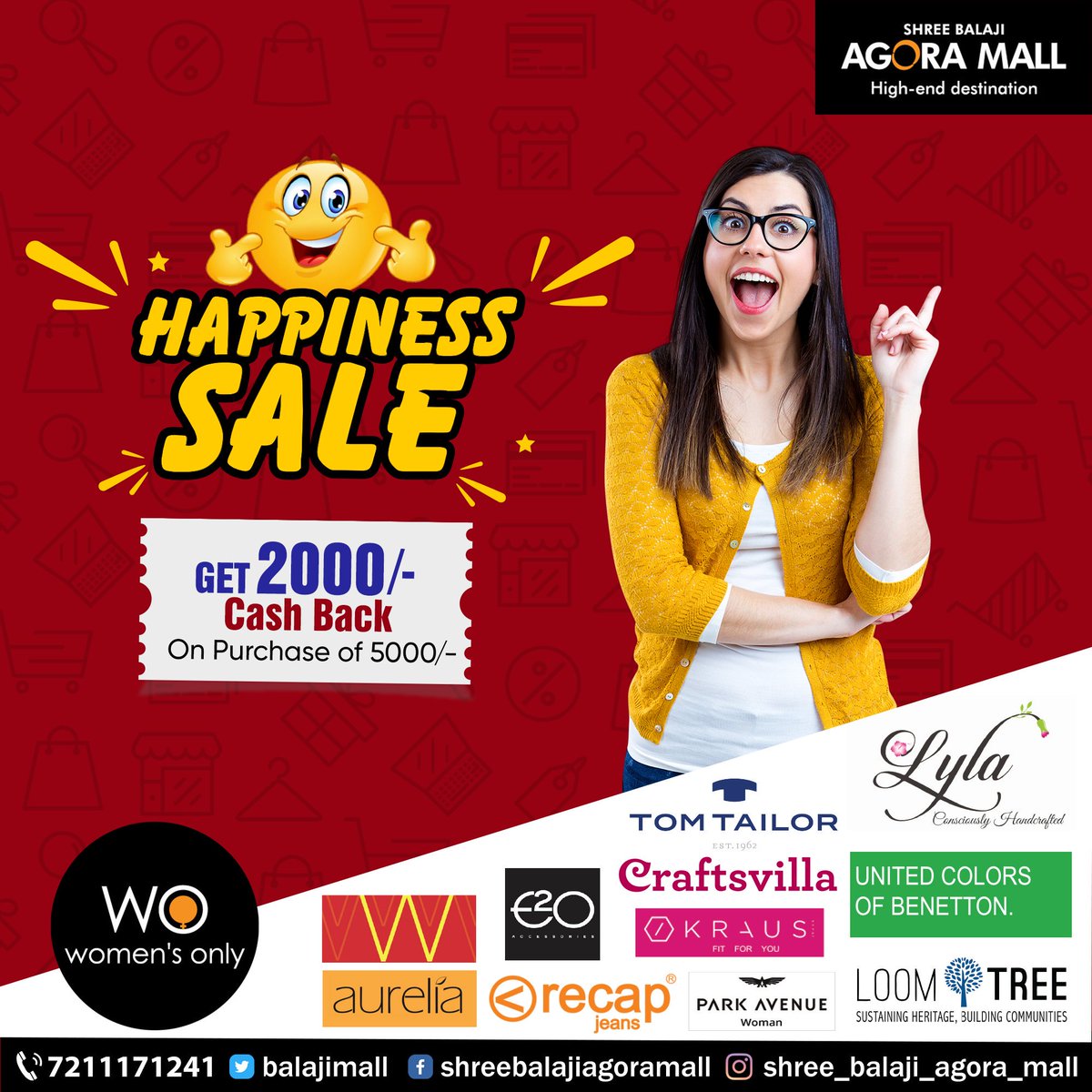 WomenOnly_'s tweet photo. Style , Attire Fashion speaks for you more than yourself.
*Get Rs 2000/- Cashback on the purchases of worth Rs 5000*
#happinesssale

📞7211171241
Visit :- https://t.co/MCYT3RPemG

#gandhinagar #ahmedabad #brands #monsoonoffer  #ladieswer #womenswear #shopping  #styleblogger https://t.co/NACvVYjv1b