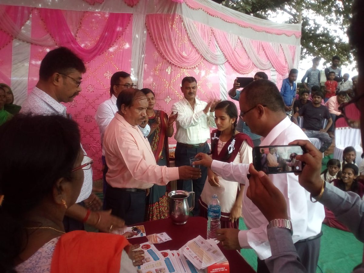 National deworming day inauguration ....Ramgarh district some glimpses....