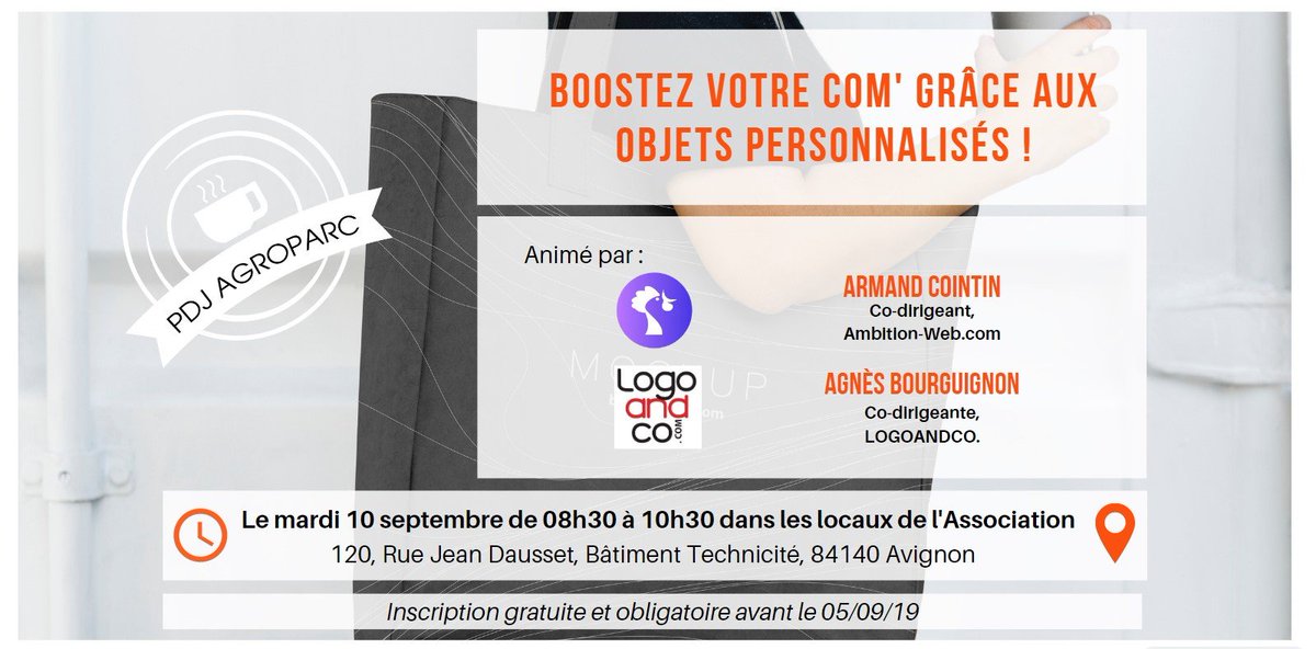 AGROPARC's tweet photo. Comment les choisir ? 
Quels avantages ?
Quels produits sortent du lot ? 

Voici les thèmes qui seront abordés lors d’un petit-déjeuner gratuit et instructif !

Inscrivez-vous au 04 90 23 80 52 ou par mail (communication@agroparc.com) ! 🥐

#agroparc #associationagroparc #pdj https://t.co/1bx3SUlZNg