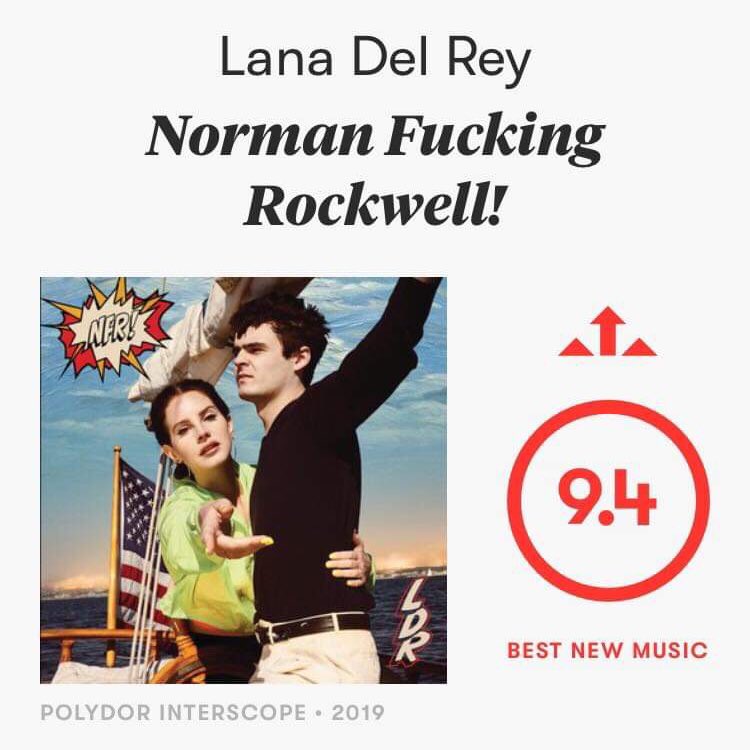 BCharts on Twitter "TUDO PRA MIM! “Norman Fucking Rockwell!”, de Lana