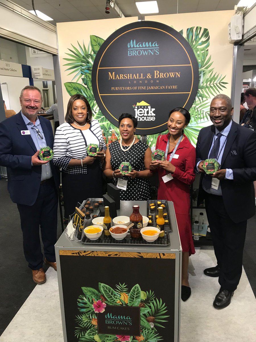 SpecialityFair's tweet photo. We were honoured to host the High Commissioner of Jamaica who has come to visit some of our Caribbean stands. #sfff19 https://t.co/mG5v3qJGD0