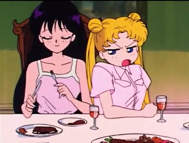 rei: get away from me usagi you dumbass idiot you’re so dumb bunhead ha ha ha ha also rei: if you so much harm a single hair on usagi’s head i’m going to f— come for you  #sailormoon