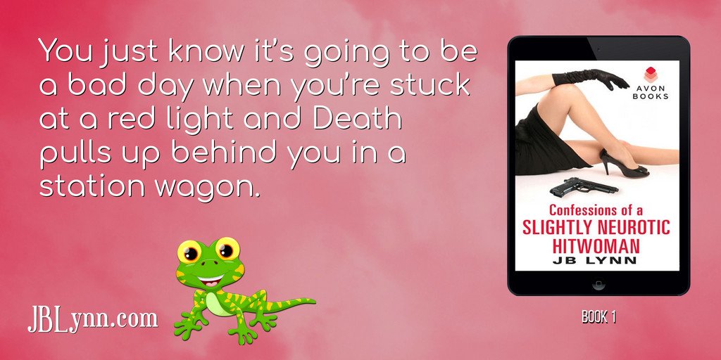 JB_Lynn_author's tweet photo. The book where it all began...

If you're new to my Confessions of a Slightly Neurotic Hitwoman series or would like to recommend it to a friend, the prologue is posted on my website. Please read and share. 😀

https://t.co/jMvfkTO4wx https://t.co/TMWstrFRHd