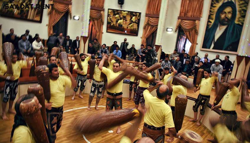 ItalyinIran's tweet photo. #Varzesh-e Pahlavani is an #Iranian ancient #gymnastic ritual performed in traditional #Zurkhaneh to strengthen body & spirit. Still practiced in present day #Iran, this fascinating workout routine includes lifting heavy wooden bats to the rhythm of Morshed’s drum.
#discoverIran https://t.co/zzMTDWDwUv