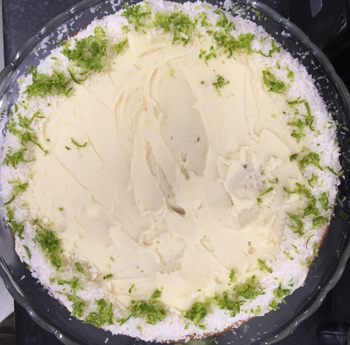 One of the cakes we made today is Lime and coconut. 
One of our favourites 😀