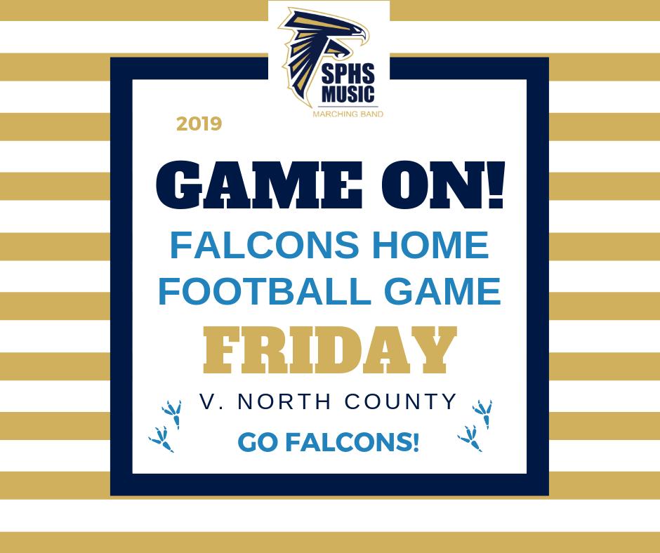 Getting ready to kick off the season - Falcon Friday!! Go Falcons!
#bandtogether #sphsmusic #gofalcons