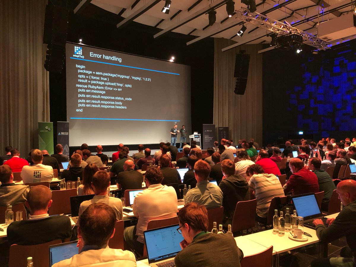 adaptto's tweet image. Hopefully only manageable errors 😉 #SwaggerAEM #AdobeExpCloud #adaptTo19 

adapt.to/2019/en/schedu…