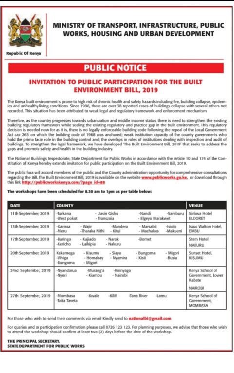 Can’t believe the National building inspectorate is hellbent on proceeding with this bill as is after the stakeholders submissions late July . The bill is defective to the core and out of touch with industry. Waste of public resources <a href="/acmk_ke/">ACMK</a>