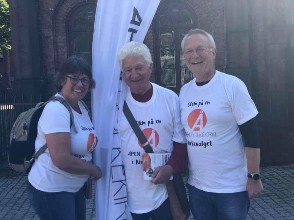 Delta i kirkevalget. Stem på Åpen folkekirkes lister.