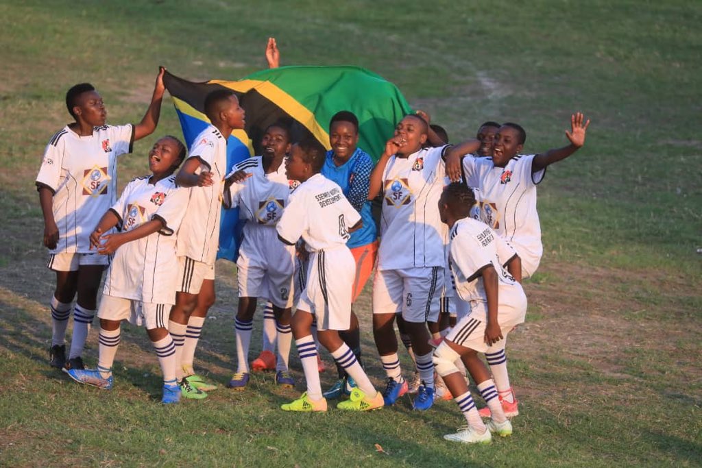 SsenindeFound's tweet photo. Last month, the Sseninde Foundation held the 4th Edition of @swdfc1 at Kakyeka Stadium
8 girls teams competed for glory and in the end, Kinondoni Girls FC all the way from Tanzania took the trophy after winning 3-0 in the final...
#ItsTime
#swdfc19 https://t.co/MRNFuTF7oU