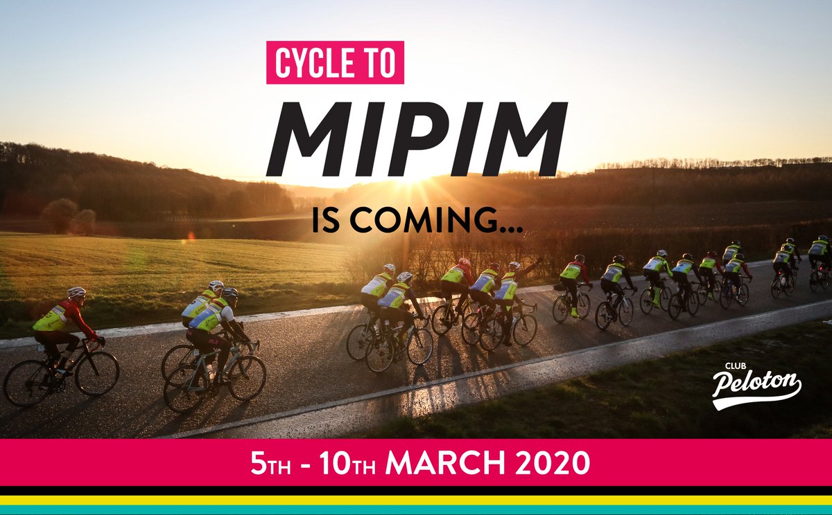 Cycle to MIPIM 2020 is coming with a new format for next year! Our original endurance charity bike ride is open to cyclists of all abilities riding to <a href="/MIPIMWorld/">MIPIM</a>. 
Join us for the launch on 24th September to find out about the three new routes: eventbrite.co.uk/e/cycle-to-mip…