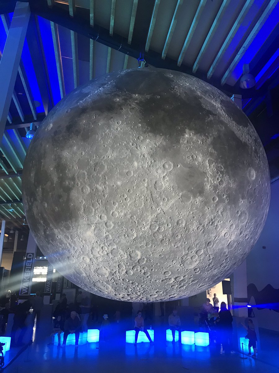 Who’s been to see the replica of the #moon in #Wakefield yet? It’s on until Sunday so make sure you visit it