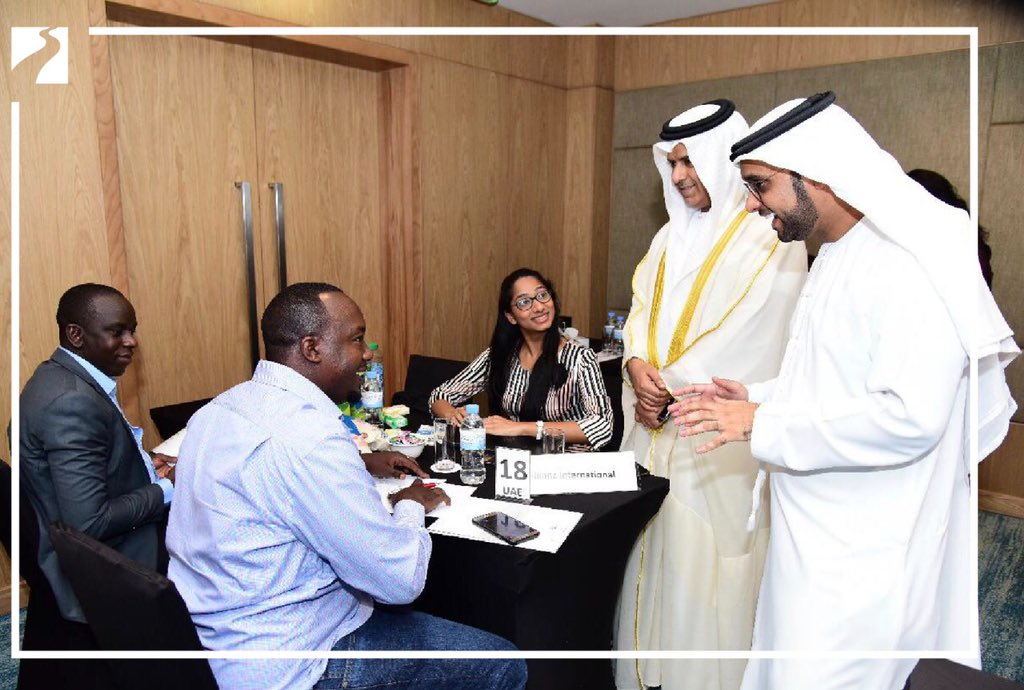 Business matchmaking is one of the main activities during our trade mission to Rwanda , H.E Hazza Al Qahtanni UAEAmbassador to Rwanda has attended the meetings too to support the companies .
@UAEEmbassyRW