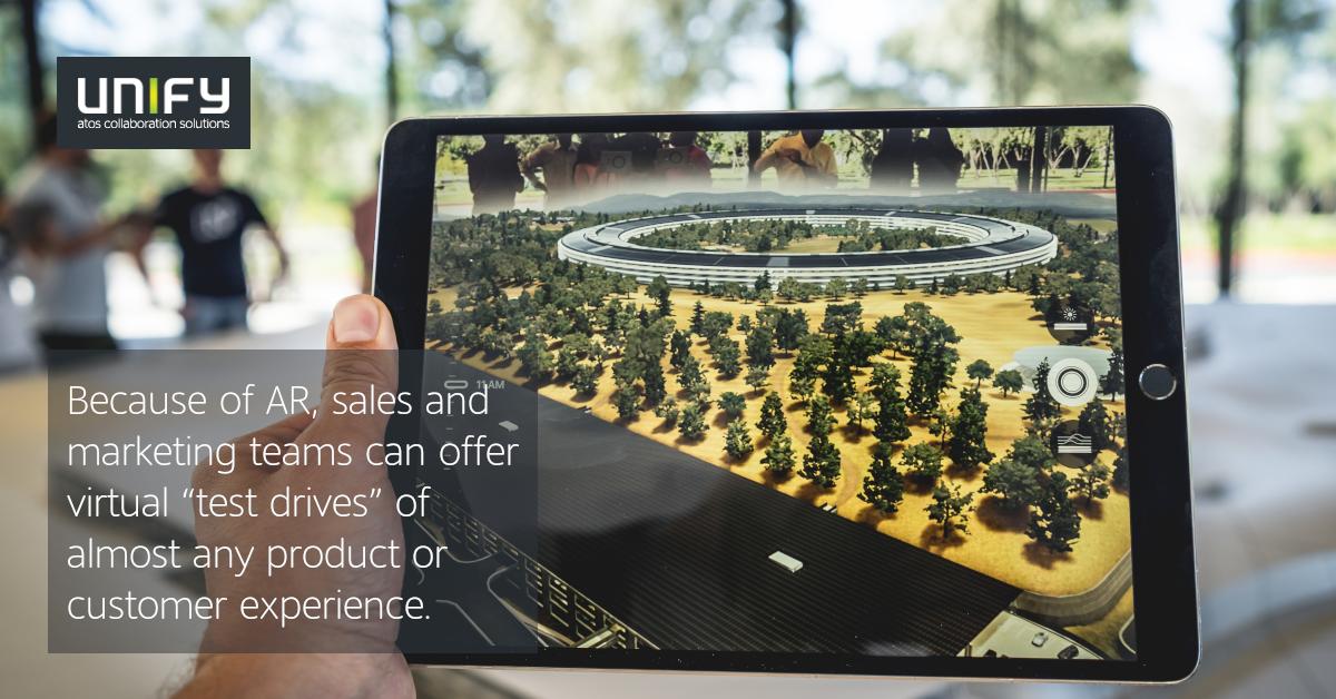 UnifyMitel's tweet photo. There are many ways #AR can bring the future workforce into  #augmented collaboration. #Collaboration with customers is another exciting opportunity. Explore more in our article @HRDailyAdvisor: https://t.co/vXIkliyTvf https://t.co/6Qq72oMW3m