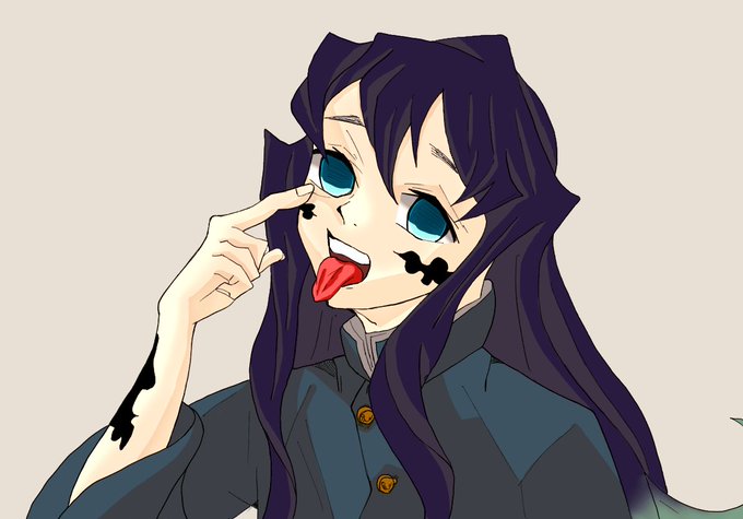 もろ。さんがTwitterに投稿した時透無一郎(鬼滅の刃)のイラスト。