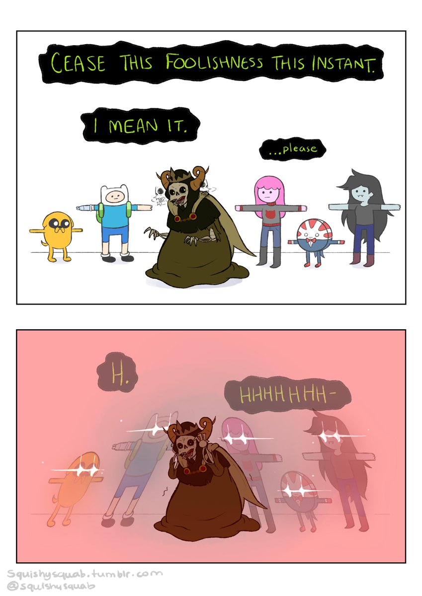 dukecarrion's tweet photo. and finally some t-posing!
this is only a small part of what everyone made, consider checking out the full (and free) zine here: (https://t.co/GGYIS6hw7y)
#AdventureTime #AdventureTimeFinale https://t.co/ptVuA4Sj8Y