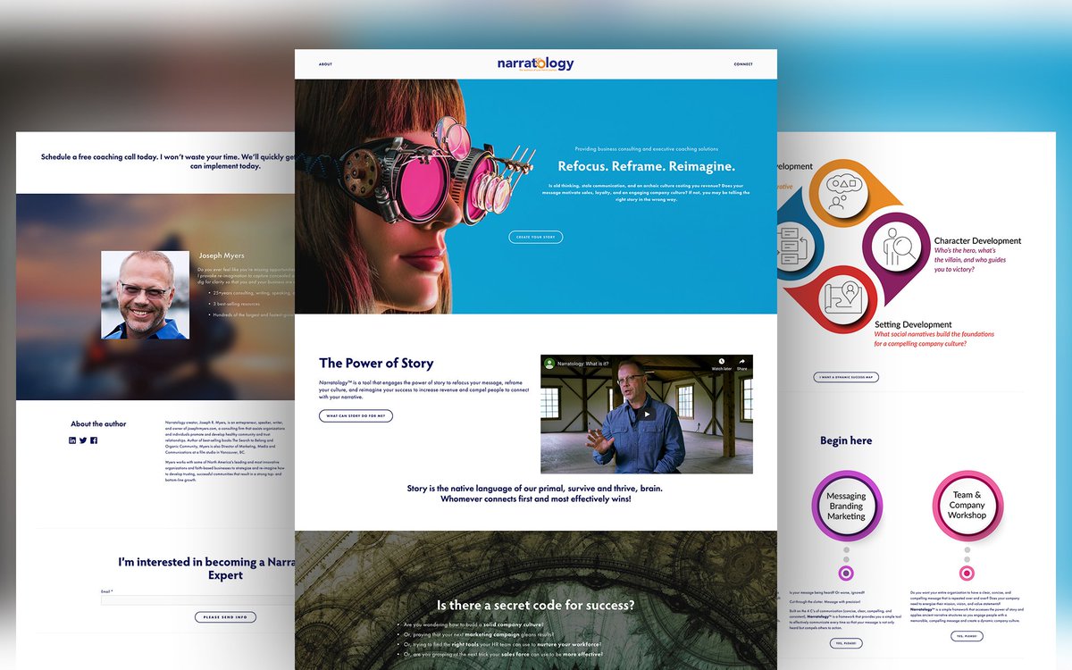 sonnenbergdsgn's tweet photo. 🚀NEW Website...

Narratology! Providing business consulting and executive coaching solutions. Is old thinking, stale communication, and an archaic culture costing you revenue? Does your message motivate sales, loyalty, and an engaging company culture? https://t.co/dcwELJbtiG https://t.co/pz1hB2GRbT