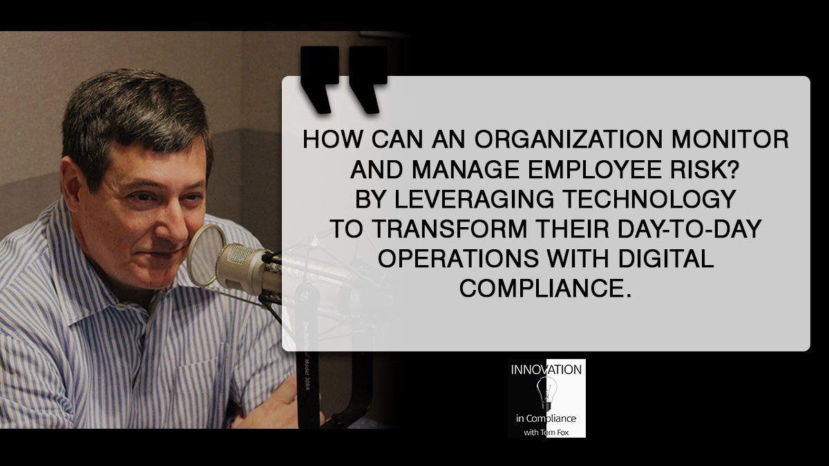 Investors expect companies to have sophisticated digital compliance systems in place. Listen to my chat with <a href="/amyk1313/">Amy Kadomatsu</a> to learn how ComplySci is both sophisticated and simple. ht.ly/dx5L30pt48v <a href="/tfoxlaw/">Thomas Fox</a> <a href="/ComplySci/">ComplySci is now COMPLY</a> #compliance