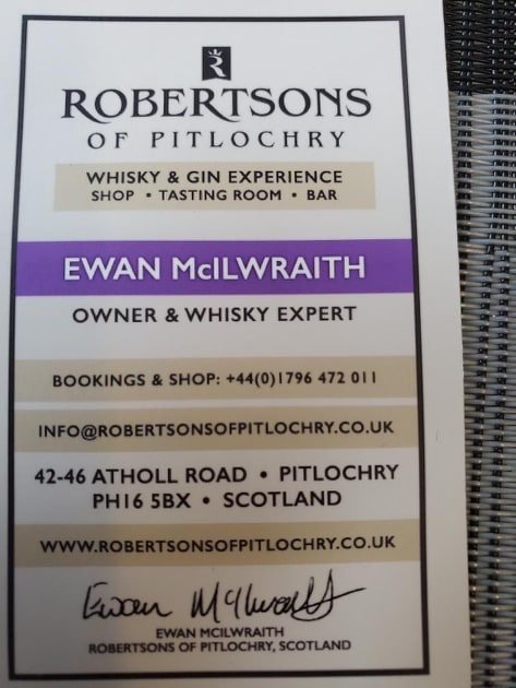 PeopleWhiskey's tweet photo. @PeopleWhiskey were in Pitlochry where we stopped by Robertsons of Pitlochry! We had a chance to visit with Ewan McIlwraith the Owner &amp; Whisky expert! Active in the Scotch Whisky Association and a taster for World Whisky competitions, he is the perfect person to talk whisky with! https://t.co/zn1JNNImRx