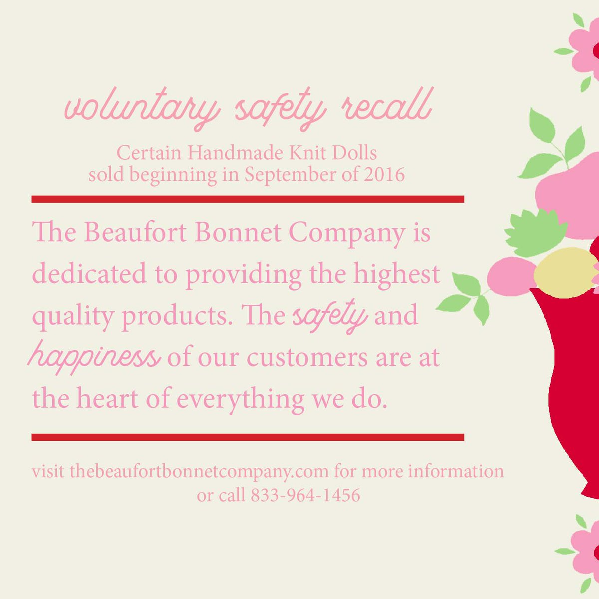 Please visit our website thebeaufortbonnetcompany.com (link in bio) for more information [or call 833.964.1456]