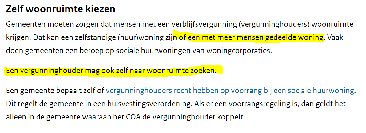 Sociale woning zonder wachttijd