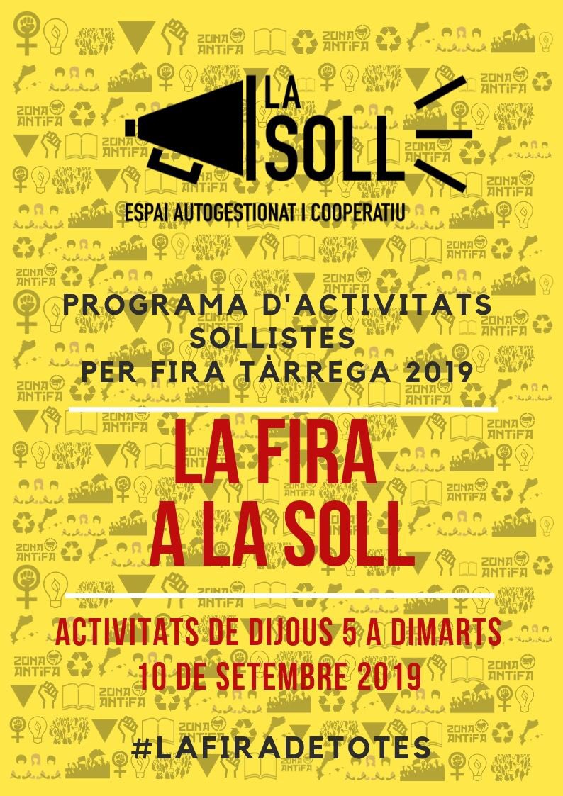 lasolltarrega's tweet photo. 🍻JA LA TENIM AQUÍ! 

La programació de @lasolltarrega durant la @firatarrega! De dijous a dimarts. 19 activitats. 13 artistes. I festa, molta festa! 

BAIXA’T EL PDF AQUÍ: https://t.co/N67aHbKUO9 https://t.co/UT33c9wSzA