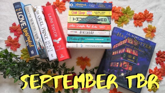 Stephloves4's tweet photo. GUESS WHAT?? NEW VLOG!!!!
September TBR ๐๐ฆ ft. @mythothon @ColorThon #nameathon #contemporaryathon
#booktube #tbr #readathon
https://t.co/DHwvTr4P02 https://t.co/duMAgR39Zo