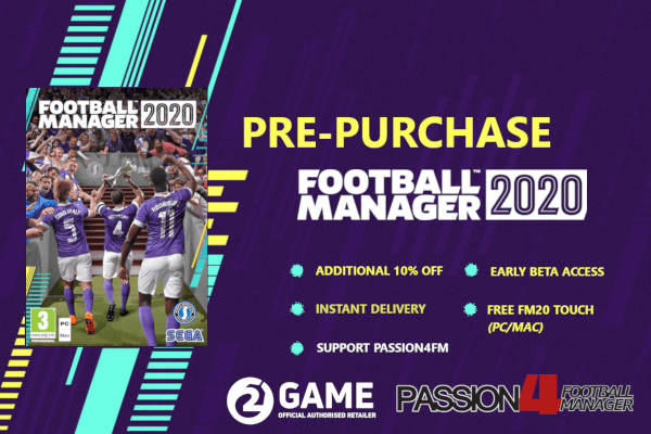 Pre-Purchase Football Manager 2020 w/ Beta Access bit.ly/2MRrkBv