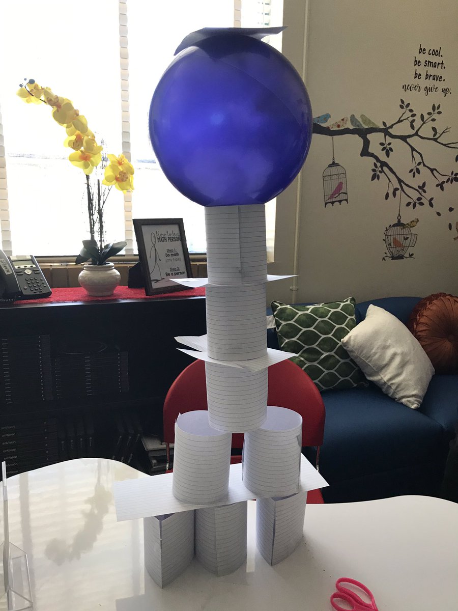 zhenmarilag's tweet photo. #PGCPS1stDay 
We built beach ball towers on the 1st day of school! https://t.co/T4o34J5AMj