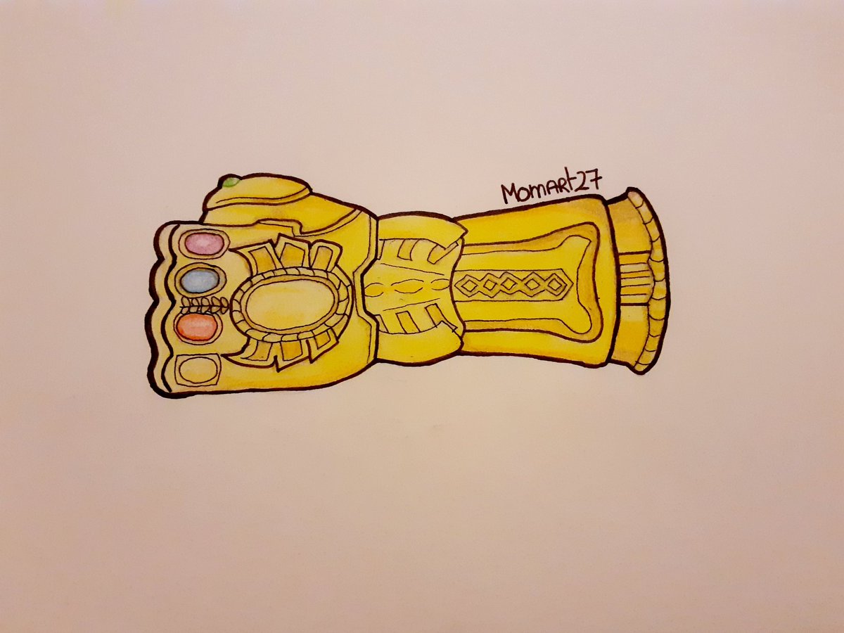 mercre1i's tweet photo. Thanos glove ! 😎👌 #thanosglove #Thanos #Avengers #infinitegauntlet #drawing #dessin #art #coloredpencildrawing https://t.co/NauuyaOwev