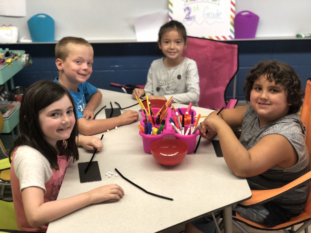 Having fun making our number racks! <a href="/SherwoodPandas/">Sherwood School</a> #Bridges